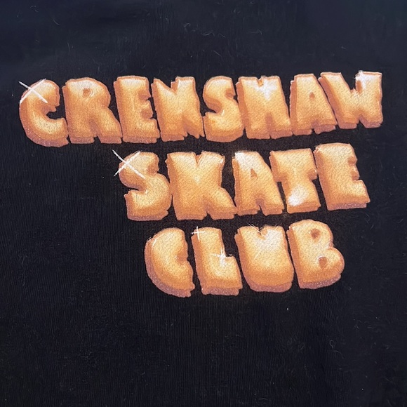 CRENSHAW SKATE CLUB BLING OG LOGO HOODIE IN BLACK - Picture 10 of 11